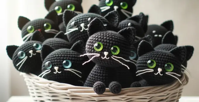 Crafting Cuteness: Your Guide to Crocheting Adorable Black Cats