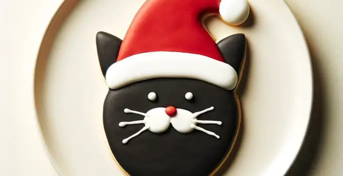 Festive Feline Fun: Bake and Decorate Black Cat Christmas Cookies
