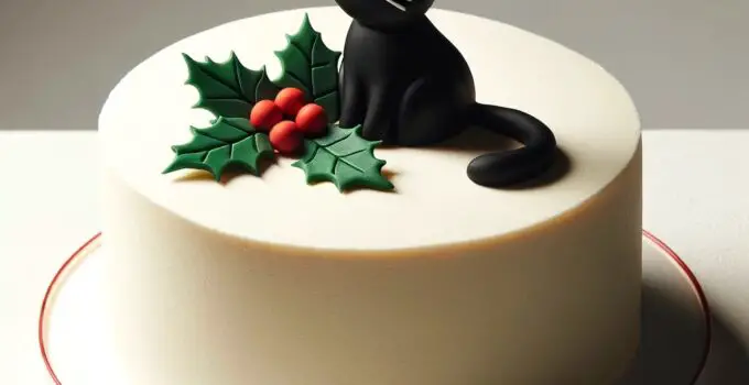 Feline Festivities: A Guide to Creating a Black Cat Themed Christmas Cake