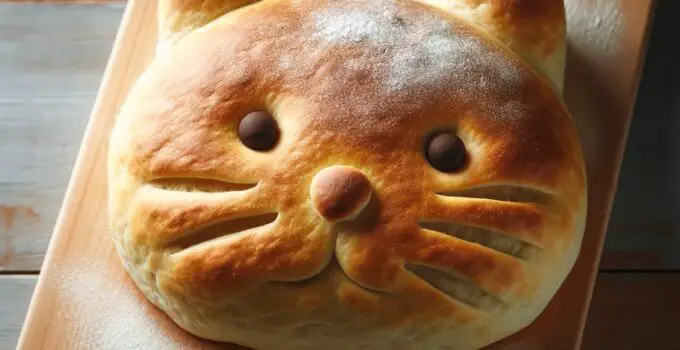 Baking Whiskers: Crafting a Cat-Shaped Loaf of Bread